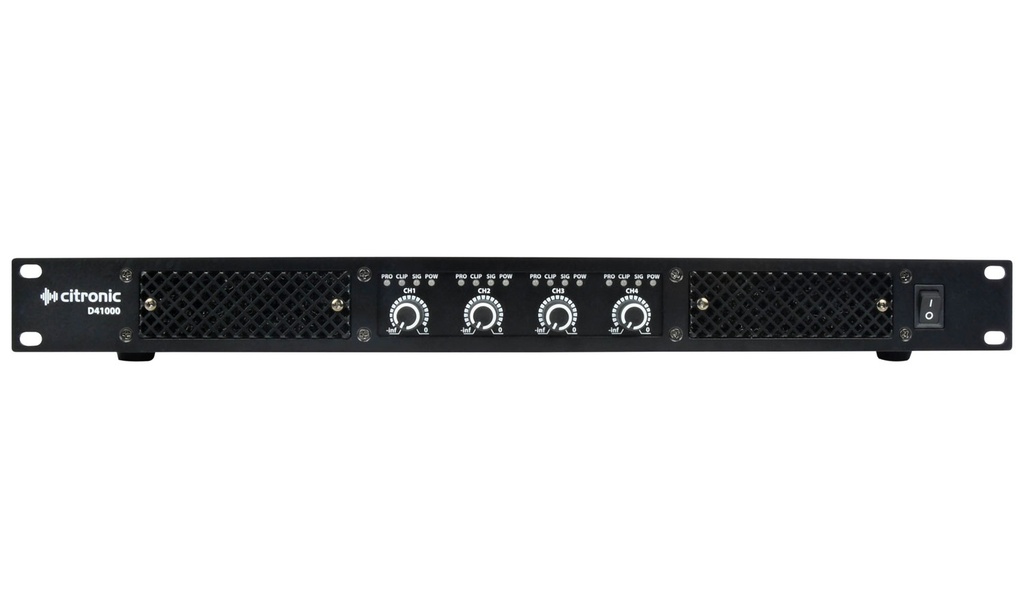 [30947] Citronic D41000 Quad Power Class-D 4ohm Amplifier 4x1000W 172.149UK