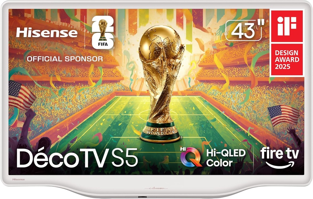 [30954] Hisense 43S5Q 43'' 4K Smart Hi-QLED DECO TV