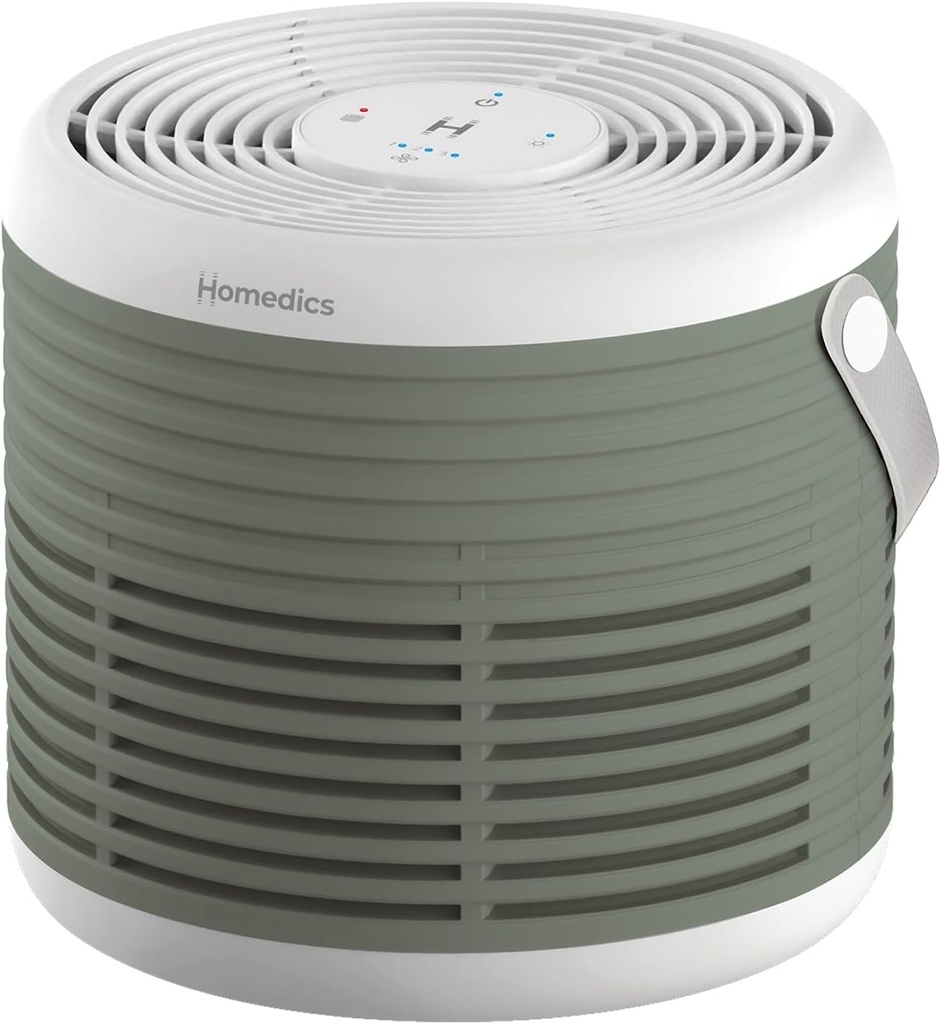 [31148] Homedics Air Purifier 3-in-1 Rechargeable WHISPER PURE COMFORT Green