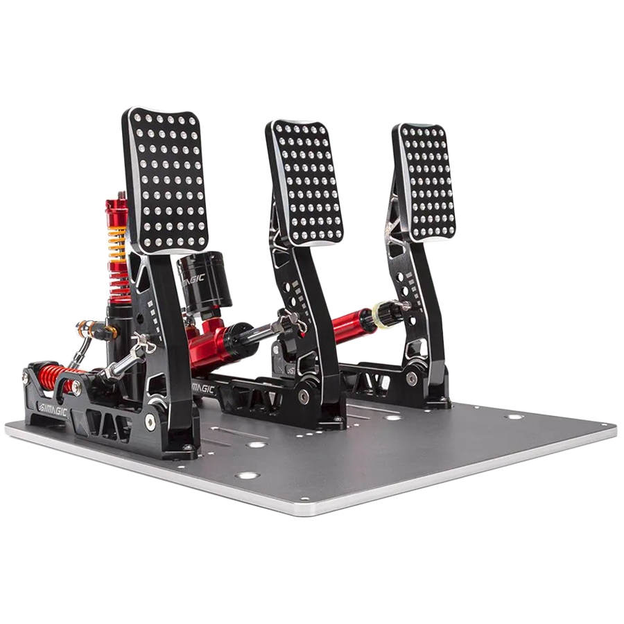 [P2000-S200R] SIMAGIC Hydraulic 3‑Pedal Set with 200 kg Load Cell, S310