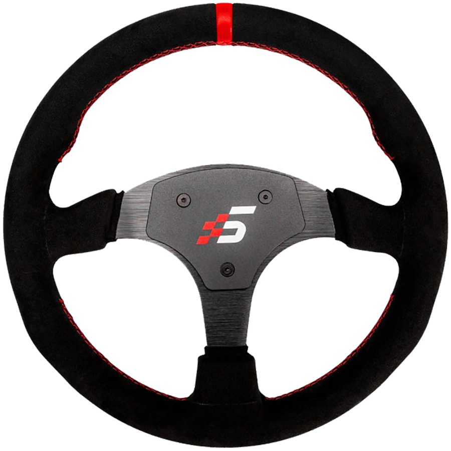 [P-330R(SUEDE)] SIMAGIC Round-Shaped Steering Wheel Rim 330mm without HUB, suede, S402