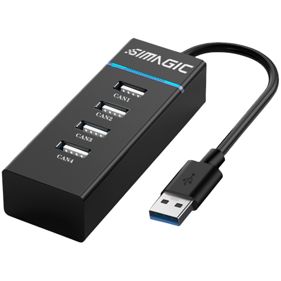 [P-E114] SIMAGIC Wheelbase USB Splitter/Extender, S463