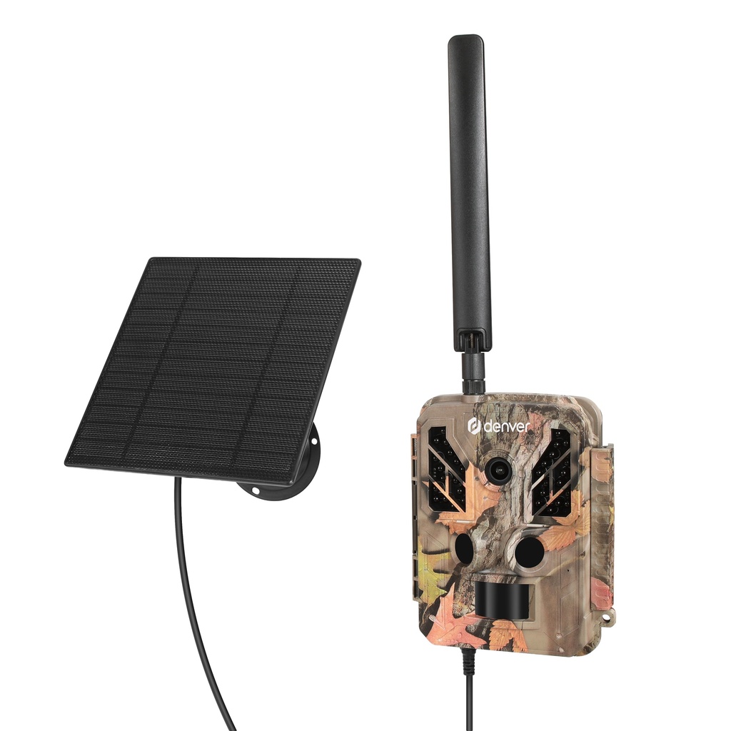 [31279] Denver SECURITY Camera 4G 4K with Solar Panel for Wildlife WSL-8050