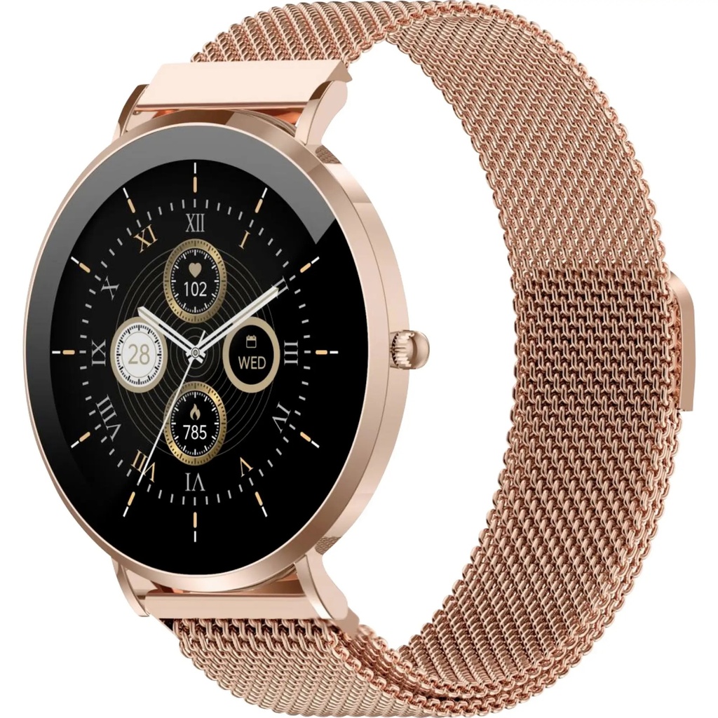 [31281] Denver SMARTWATCH AMOLED Display, Call, IP68 Ladies Design SWC-394RG Rose Gold