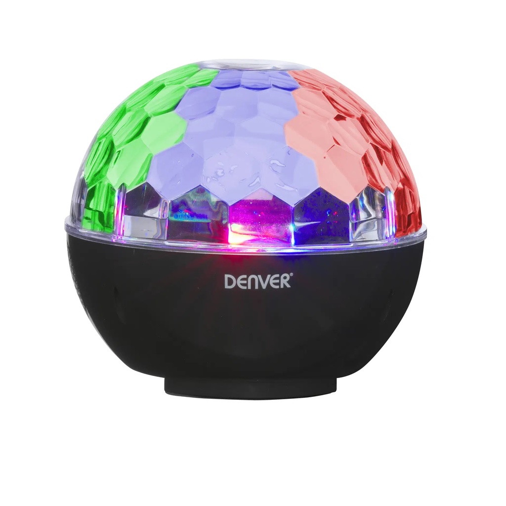 [31283] Denver AUDIO Portable Disco Light Ball with Speaker BTL-65MK2