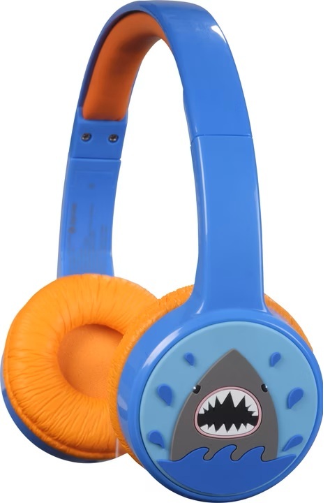 [31285] Denver KIDS Audio Wireless Bluetooth Headset BTH-107BU Blue (Shark)