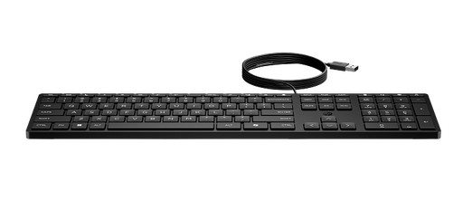 [9SR37UT] HP Keyboard 320K G2 Wired, Black