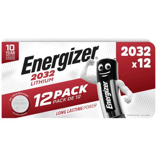 [28236] Energizer CR2032 Lithium Batteries (12pcs)