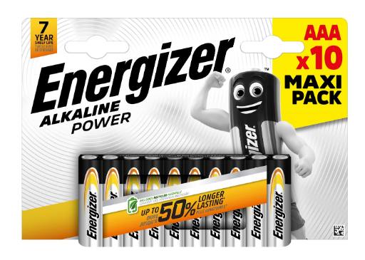 [28221] Energizer Alkaline AAA (10pcs) Alkaline Power
