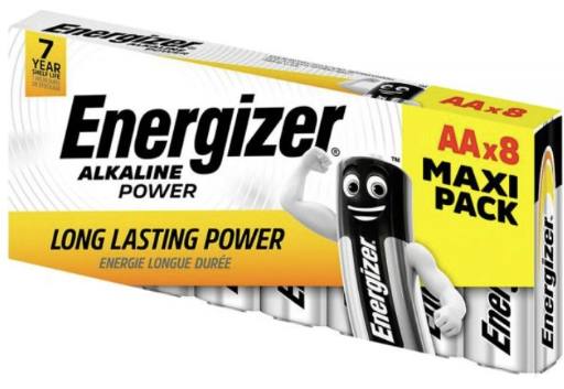 [28218] Energizer Alkaline Power AA Batteries (8pcs)
