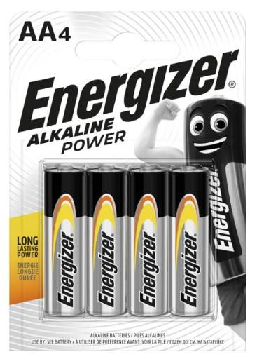 [28216] Energizer Alkaline Power AA Batteries (4pcs)