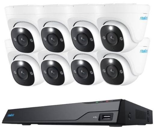 [28191] Reolink KIT 16xChNVR+8x12MP Dome+4TB NVS16-12MD8