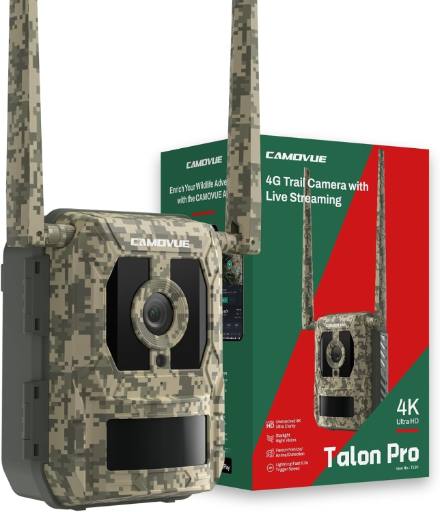[28188] Reolink Camovue Talon Pro S130 4K 4G Wildlife Battery Solar Camera (with Lithium Battery included)