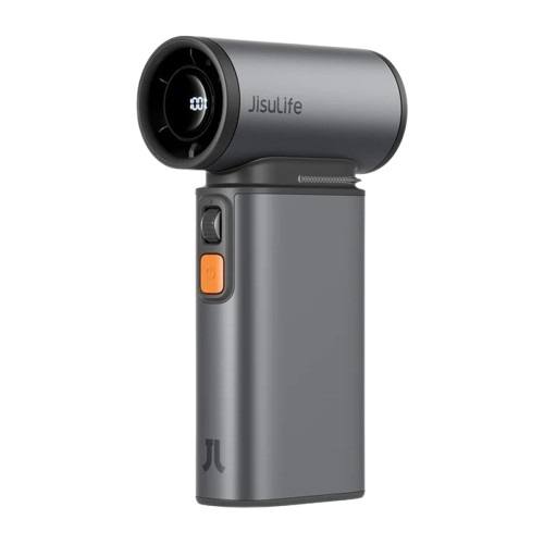 [28094] Jisulife ULTRA 1 Portable Personal Fan Aluminium Housing, Square & Round Nozzles Included, 75000 RPM, 1-100 Wind Scroll Wheel