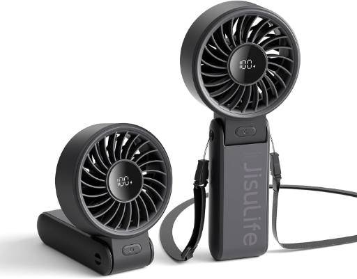 Jisulife Portable Personal Fan Life7 5000mAh Black
