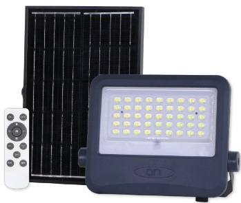 [30429] GBC ON LED ELYON 1000 Solar LED Floodlight with Panel and Battery 1000Lm
