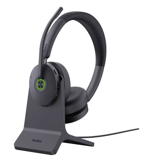 Yealink Headset Wireless Bluetooth 4-Mic NC Hybrid ANC with B/T Dongle & Charging Stand BH74 Dual Teams