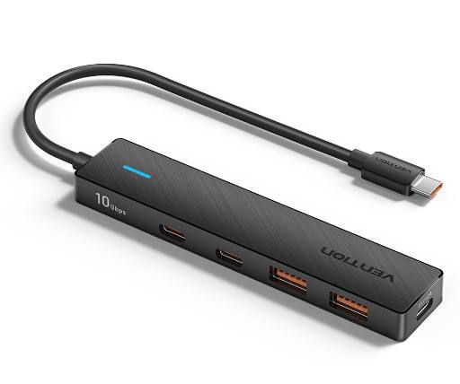 Vention IT HUB USB-C 2xA 2xC 3.2 Gen2 + USBC Power Port CHYBB