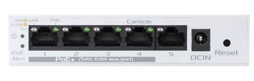 [27953] ASUS NETWORKING Switch PoE Managed 5-Ports with 4 PoE+ 60W EBP15