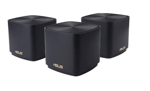 ASUS MESH ZenWiFi AX1800 Wi-Fi 6 Dual Band Gigabit XD4 Plus 3 Pack Black