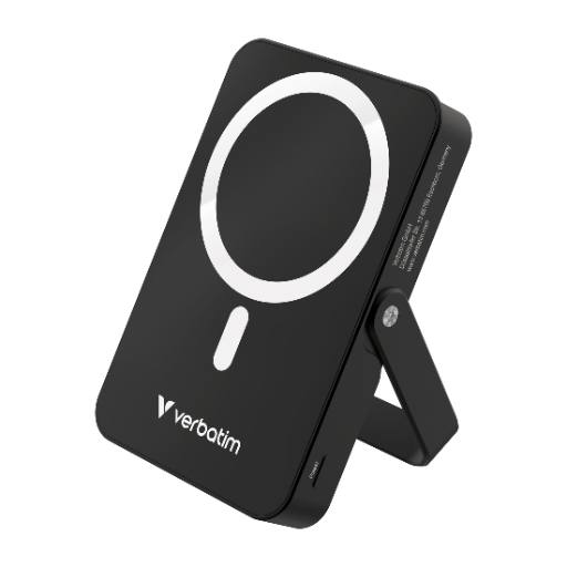 Verbatim Powerbank Wireless Magnetic 10000 with Stand Black 32264