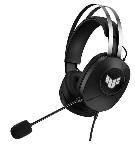 ASUS Gaming Headset Tuf Gaming Wired USB-A Lightweight Design TeamSpeak-Certified Microphone Tuf Logo Lighting H1 Gen Ii A302
