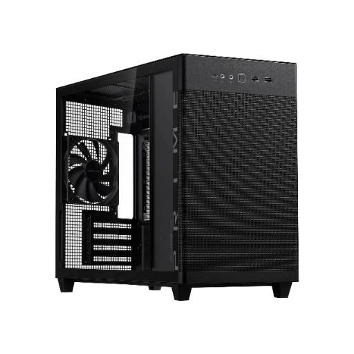 [27916] ASUS PC Case mATX Tempered Glass Panel USB-C PRIME AP201 Black