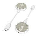 j5create JVAW75 Wireless HDMI Screencast Display Transmitter & Receiver 4K30Hz Supports Miracast, Airplay & Chromecast