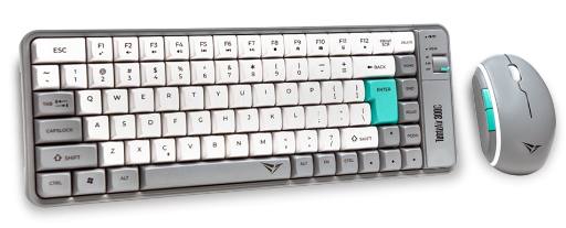 [27831] Alcatroz Keyboard & Mouse 2.4G+BT Combo 84K Tetriz Air 300C Winter White
