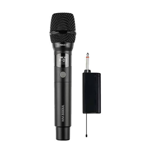 [27813] SonicGear WM3000UL Obsidian 1x Handset Wireless UHF Microphone with Rechargeable Receiver