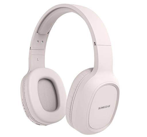 [27806] SonicGear Headphones Bluetooth AIRPHONE 3 Type-C Sand Grey