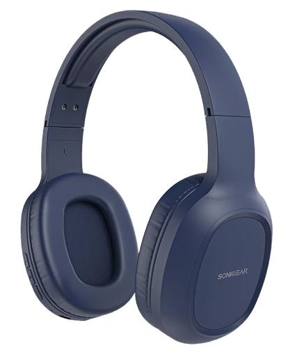 [27805] SonicGear Headphones Bluetooth AIRPHONE 3 Type-C Indigo Blue