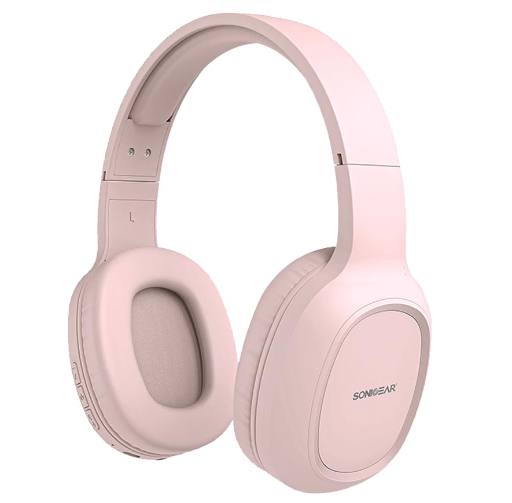 [27804] SonicGear Headphones Bluetooth AIRPHONE 3 Type-C Cloud Pink