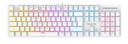 Armaggeddon MKA-7C White Mechanical Gaming Keyboard 104 Linear Red Keys