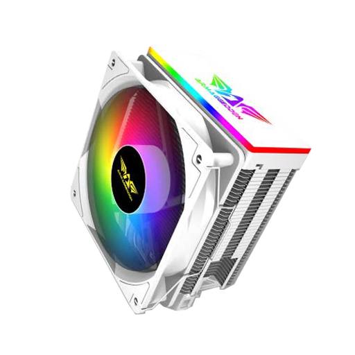 [27779] Armaggeddon Gaming Cooling CPU Silent RGB Fan 4-Pipe BLIZZARD 2 White