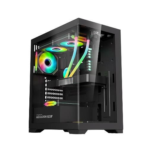 [27774] Armaggeddon Gaming Case ATX AQUARON PRO Black