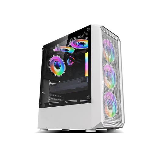 [27773] Armaggeddon Gaming Case ATX 4xARGB TRITRON PRO 100 White