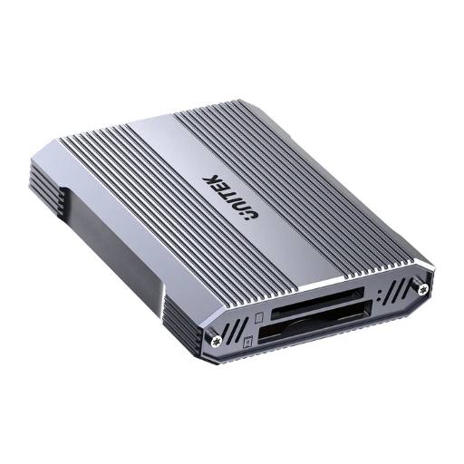 Unitek R1022 Dual Read/Write Card Reader USB-C to SD4.0+Micro SD3.0+CF Express 2.0
