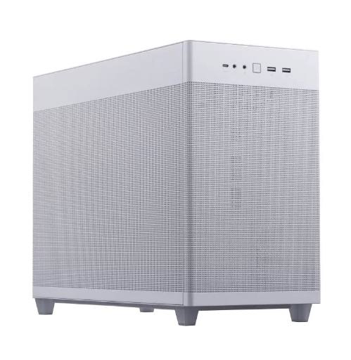 [30388] ASUS PC Case Prime mATX Quasi-Filter Mesh Tool-Free Side Panels 1x Pre-Installed Fan USB-C AP201 Mesh White