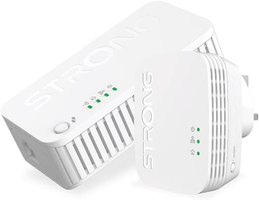 Strong Powerline Kit A1000 Mini 1000Mbps WI-Fi 1200Mbps UK POWERWF1000DUOMINIUK