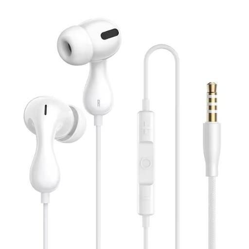 [27621] Baseus Headphones In Ear Wired 3.5mm HiRes HZ20 White