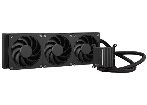 [30380] ASUS CPU Liquid Cooler ProArt Triple Alphacool Apex Stealth Triple Fans Illuminated System Status Meter LC 360 Black