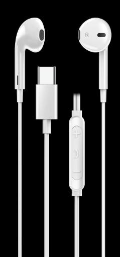 Genius Mobile Headset In-Ear USB-C Inline Control HS-M365 White