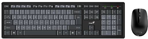 [27409] Genius Keyboard-Mouse Set Wireless Dual Colour KM-8200 English
