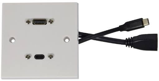 [27391] AV:Link WALL PLATE USB-C/HDMI 8K 122.387UK