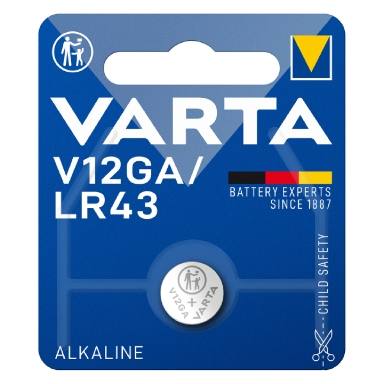 [27377] Varta Alkaline Button V12GA (LR43) Battery 1pc