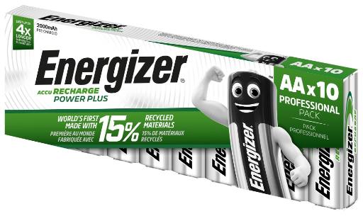 [30352] Energizer Batteries Rechargeable AA 2000 mAh (10pcs) Power Plus