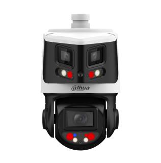 Dahua IP 8.0MP + 4MP PTZ 10x Optical Zoom Panoramic TIOC  Auto Tracking 70m IR True WDR IVS AI Features (SMD4.0,Perimeter Protection, Smart Search) SDT3E410-8P-MB-A-PV1