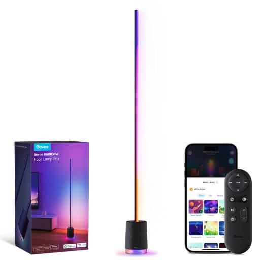 [27183] Govee Floor Lamp Pro Smart RGBICWW with Built-in Bluetooth Speaker H6079