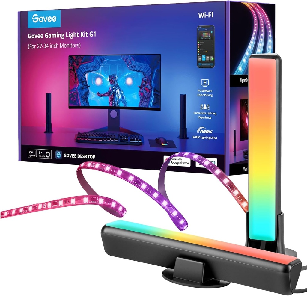 [27165] Govee Gaming Light Set H6608 - Monitor Backlight Strip + 2 Light Bars